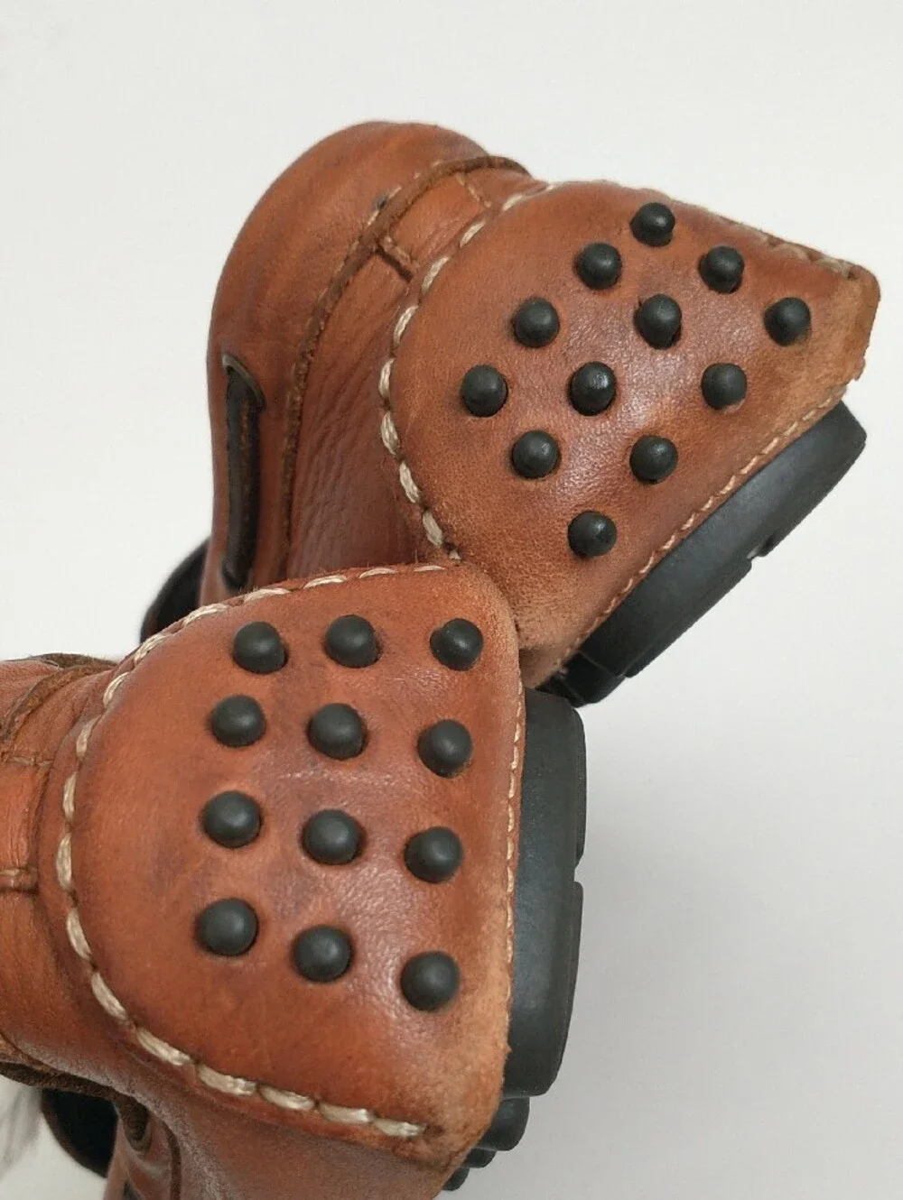Cole Haan Men's Brown Leather Moccasin Driving Loafers. SIZE 7M